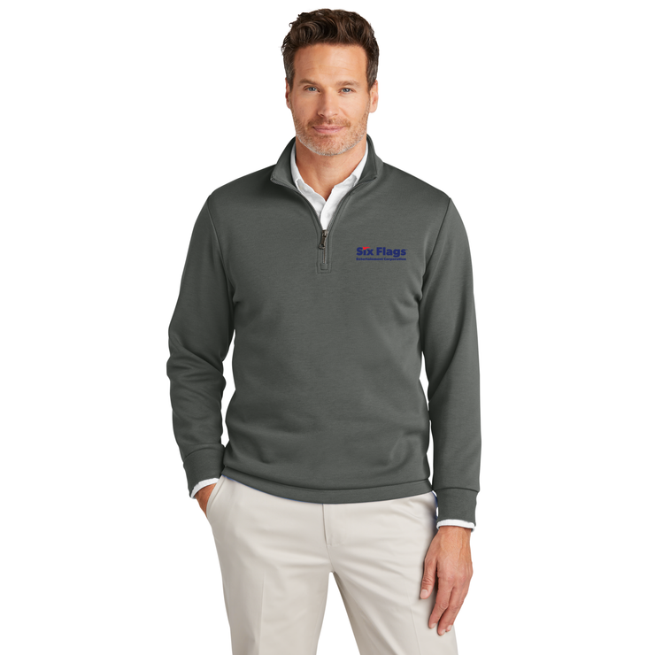 Six Flags Brooks Brothers® Double-Knit 1/4 Zip Shirt