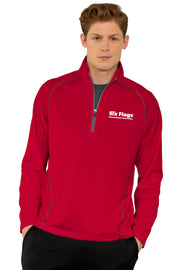 Six Flags Men's Lightweight 1/4 Zip Pullover